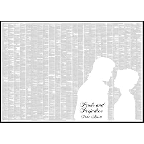Pride and Prejudice - full book text - Art Poster