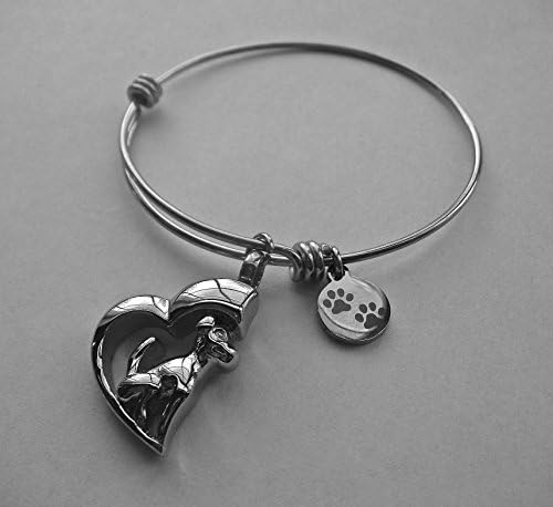 Dog Bangle - Stainless Steel