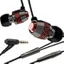 V-MODA Vibe Duo In-Ear Noise-Isolating Metal Headphone with Universal One-Button Mic (Gunmetal Rouge)