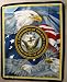 U.S. Navy Eagle Fleece Throw Blanket