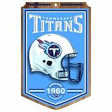 NFL Tennessee Titans 11-by-17 Wood Sign Traditional Look