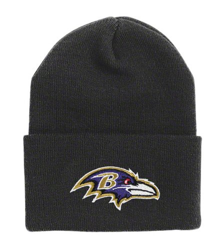 Baltimore Ravens Youth/Kids Cuffed Knit Hat