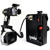 Opteka VL-100 100-Watt Professional Halogen Camcorder Video Light Kit with 12v Rechargeable Battery Pack for Sony AX200, FX1000, FX7, FX1, PD150, VX2000 and VX1000