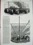 1851 PROFESSOR COWPER EXHIBITION BUILDING GIRDERS AISLE
