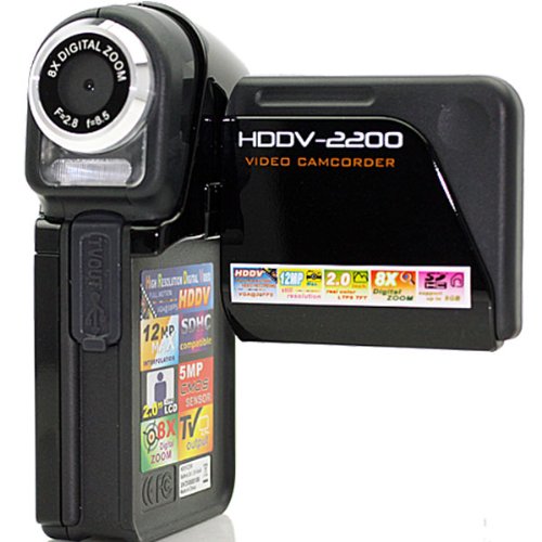 NEW Dual Cam High Resolution BLACK DIGITAL VIDEO CAMCORDER / STILL CAMERA