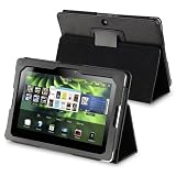 eForCity PU Leather Flip Pouch Skin Case Cover w/ Stand Compatible with Blackberry Playbook, Black