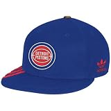 adidas Detroit Pistons Royal Blue Championship Years Fashion Fitted Hat
