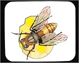 Mouse Pad with honey, insect, bee, apiary, hornet