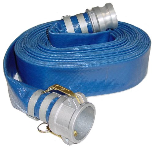 Abbott Rubber PVC Discharge Hose Assembly, Blue, 2