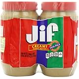 Jif Creamy Peanut Butter, 48 Ounce, 2 count