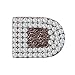 Pet Supplies : Cubic Zirconium Charm Letter "D"