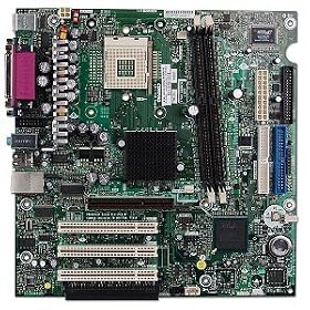 Compaq 283983-001 Intel 845 Socket 478 mATX Motherboard w Video Sound and LAN - BOARD ONLY by Compaq