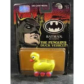 Batman Returns Die-cast Metal The Penguin's Duck Vehicle