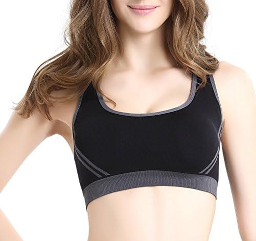 Womens Sports Bras set Yoga Bra 5005 Black S