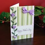 Handmade Purple Vine Mother's Day Card
