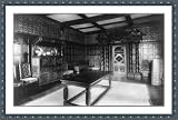 Historic Print (M): Gwydyr Castle, Llanrwst, Wales, Great Britain: Dining room