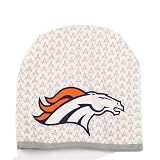 Denver Broncos Large Logo Vapor Knit Beanie (White)