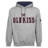 Mississippi Rebels Ash Automatic Hoody Sweatshirt