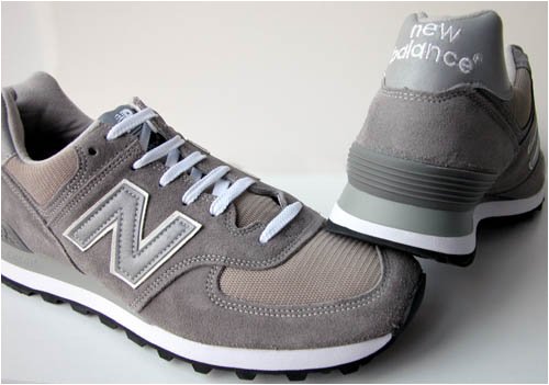 New Balance M574GS Mens 574 GS Gray Running Shoes Grey