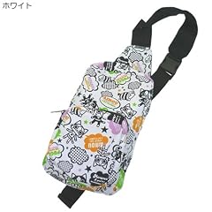 モンハン《アイルー/AIROU》ボディバッグ【ホワイト】☆キャラクターグッズ（自転車かばん）通販☆