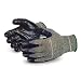 Superior SCXSMNT Emerald CX Kevlar/Wire-Core Steel/Nylon String Knit Glove with Nitrile Coated Steel Mesh Palm, Work, Cut Resistant, 10 Gauge Thickness, Large (Pack of 1 Pair)