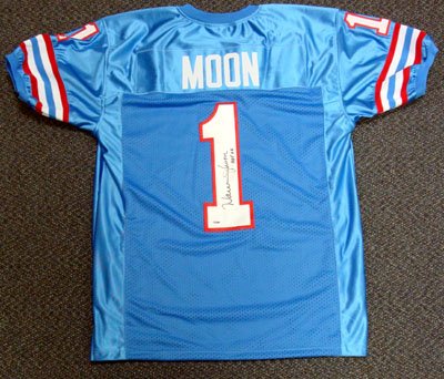 Warren Moon Autographed Houston Oilers Jersey HOF PSA/DNA