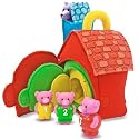 Melissa & Doug Deluxe Three Little Pigs Play Set Soft Baby Toy