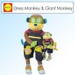 Alex Toys Learn To Dress Giant Monkey And Regular Sized Monkey Bundle
