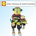 Alex Toys Learn To Dress Giant Monkey And Regular Sized Monkey Bundle