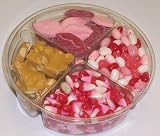 Scott's Cakes 4-Pack Cupid Corn, Smoochie Lips, Valentine Jelly Beans, & Peanut Brittle