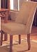 Kitchen & Housewares : Contemporary Button Accent Beige Microfiber Chair