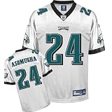 Reebok Philadelphia Eagles Nnamdi Asomugha Replica White Jersey Large