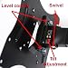 VideoSecu Articulating LCD LED TV Wall Mount Full Motion Tilt Swivel Mount Bracket for 22" to 37" Flat Screen with VESA 100 200 Mount Pattern 1XE image 1