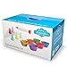 BakeitFun Silicone Cupcake Liners Set | Pack of 12 Standard Reusable Non Stick Baking Cups in 6 Colours + Piping Bag and Decor Tips + Decoration Pen | German Food Grade
