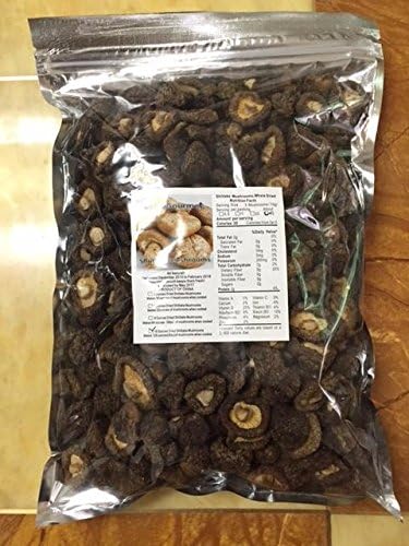 ValueGourmet Dried Shiitake Mushrooms, 16 ounce package makes 8 pounds!