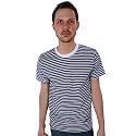 American Apparel SP401 Poly-Cotton Stripe Crew Neck