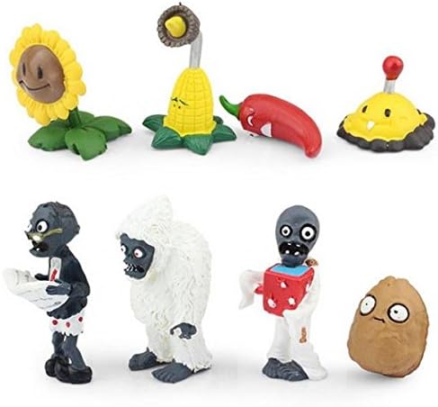 24pcs/lot PVZ Plants vs Zombies Figures Plants and Zombies PVC Action Figures Collection Model Toys Dolls