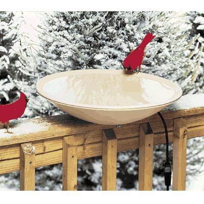 20in.Heated Bird Bath Helps Them Survive Winter