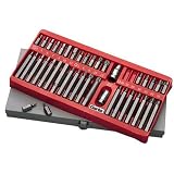 Clarke CHT144 40-Pce TORX HEX Star Socket Spline & Bit Holder Set