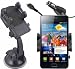 from Mobilizers Mobilizers: 2 in 1 In Car Windscreen Suction Mount Holder Cradle + Car Charger Kit for Samsung Galaxy S2 II I9100 / Galaxy Note