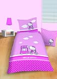 CTI 039533 Bettw&auml;sche Hello Kitty Amarena / Linon / 135 x 200 + 80 x 80 cm