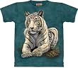 The Mountain White Tiger Gaze Short Sleeve Tee T-shirt