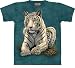 The Mountain White Tiger Gaze Short Sleeve Tee T-shirt
