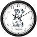Jack Russell Terrier (Parsons) Dog Wall Clock by WatchBuddy Timepieces (Black Frame)