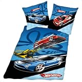 Herding 449236050 - Hot Wheels Bettwaesche, 80/80 und 135/200 cm
