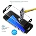 Galaxy S7 Edge Screen Protector, JETech Tempered Glass Full Screen Screen Protector Film for Samsung Galaxy S7 Edge (Black)