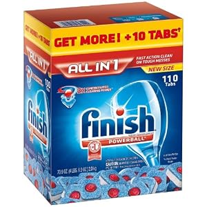 Finish Powerball Dishwashing Tabs - 100 ct.