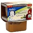 Gerber 2nd Foods Tender Harvest Organic Applesauce, 2-Count, 3.5-Ounce Tubs (Pack of 16)