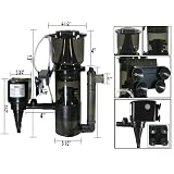 New Aquarium Fish Tank Protein Skimmer Filter W/ Power Head Pump