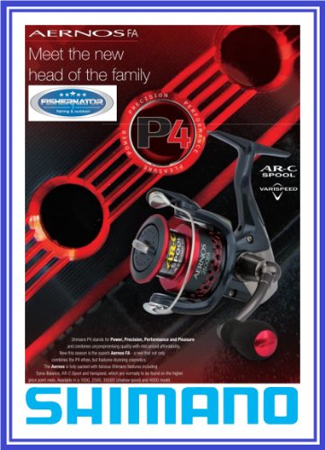 Shimano Aernos 2500 FA Spinning reel Frontdrag